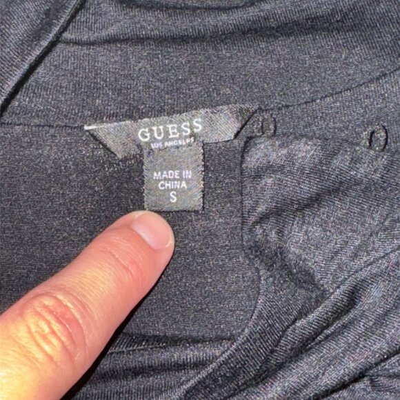 Guess Black Asymmetrical Dress – Size Small - Picture 7 of 8